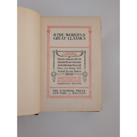 British Orators – World's Great Classics – 1900 Revised 2-Volume Set – HC - Picture 14 of 16
